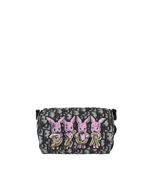 Dior Roller Bag mit Schulterriemen Blau