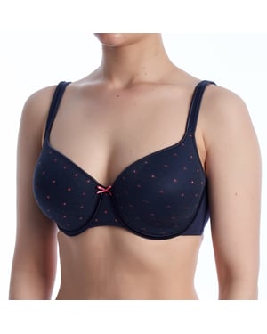 DALIA Damen Plus Size Unterbrust-Bügel-BH mit Polsterung