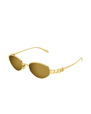 Gucci Sonnenbrille Gold/Bronze