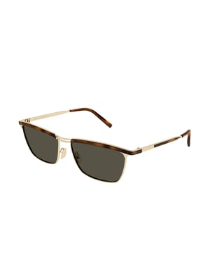 Saint Laurent Sonnenbrille Gold/Grau