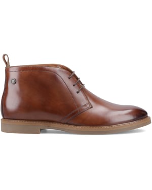 Base London Carlton Herren Chukka-Stiefel Tan
