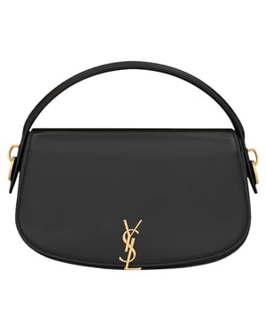 SAINT LAURENT VOLTAIRE Halbmond-Schultertasche