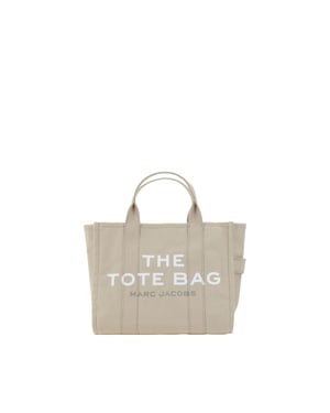 Marc Jacobs Beiger Baumwollhandtasche