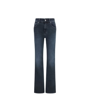 Haikure Blaue Baumwoll-Ärmeljeans
