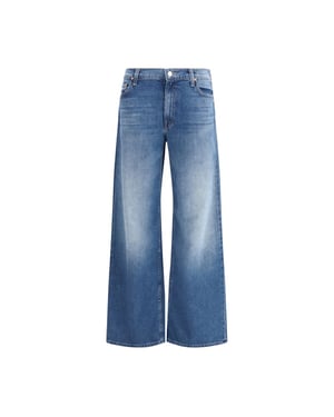Mother Denim Blau Baumwolle Schlagjeans