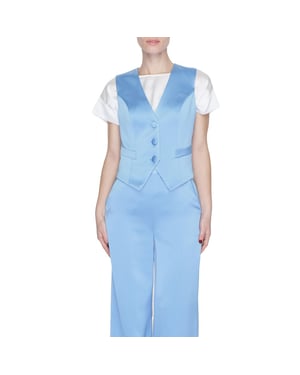 Silence Blau Polyester-Weste