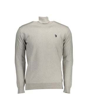 U.S. POLO ASSN. Grauer Baumwollpullover für Herren