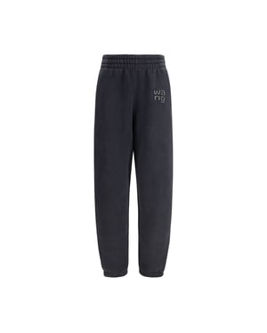 Alexander Wang Schwarze Baumwoll-Jogginghosen (Trainingshose)