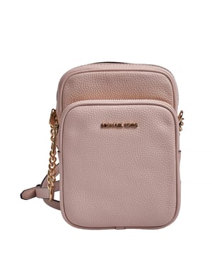 Damen Mittelgroße Leder-Schultertasche Jet Set Travel 35H3GTVC2L