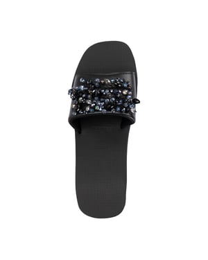 Schwarze Amazon Sandalen-Flip-Flops