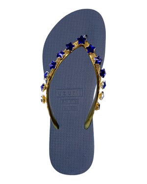 Little Blue Star Flip Flop Marineblau