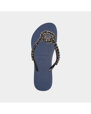 Aby Flip Flop Marineblau