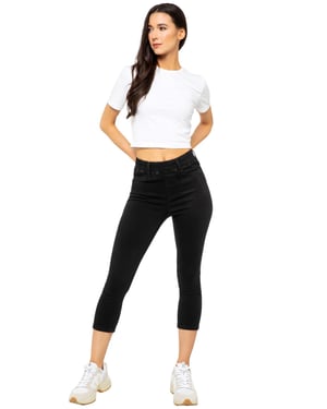 Enzo | Damen Gekürzte Jeans