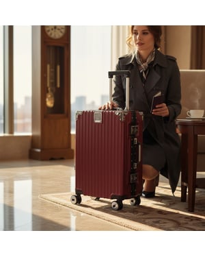 Robuster Hardshell-Kabinenkoffer 36 x 24 x 56 cm Gepäck für Easyjet, Ryanair, Wizzair