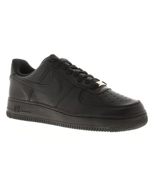 Nike Damen Sneakers Air Force 1 07 Schnürschuh schwarz
