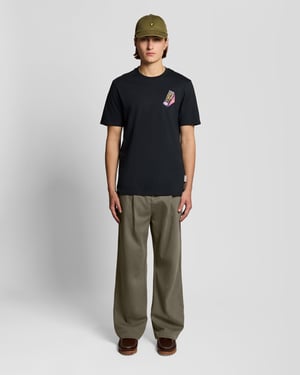 Gewaschene Faltenhose