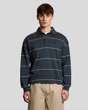 Rugby-Streifen-Poloshirt