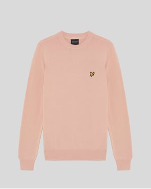 Baumwoll-Pullover mit Rundhalsausschnitt