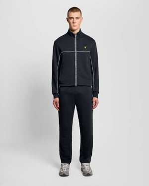 Gerade geschnittene Trackpants mit Paspelierung