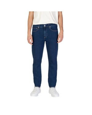 Slim Fit Dunkelblaue Jeans
