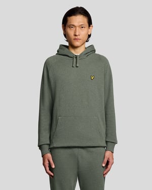 Baumwoll-Melange Raglan Hoodie