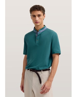 Bugatti Herren Poloshirt Modern Fit aus reiner Baumwolle