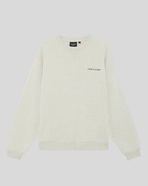 Schwergewichts-Skript-Sweatshirt