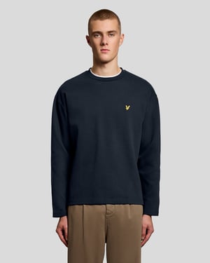 Hochwertiges Jacquard Rundhals Sweatshirt
