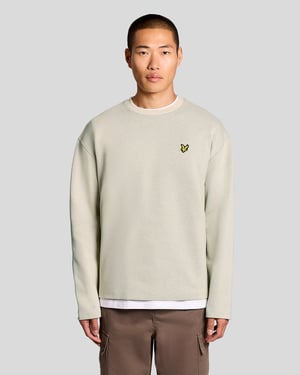 Hochwertiges Jacquard Rundhals Sweatshirt