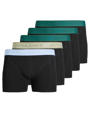 Jack & Jones Jacwesley Solid Trunks 5er-Pack Boxershorts - Schwarz