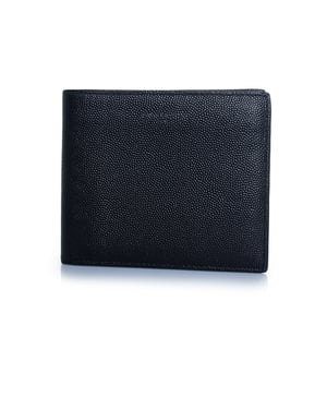 Saint Laurent, Geldbörse aus genarbtem Leder