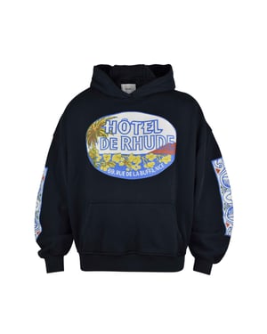 RHUDE Kapuzen-Sweatshirt Schwarz