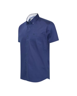 Cappuccino Italia Hemden Toscana Stretch Blau