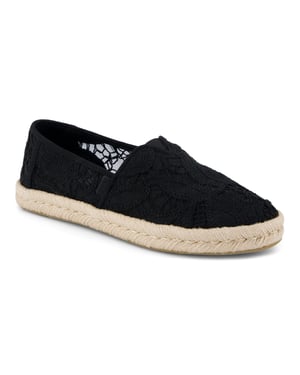 TOMS Alpargata Rope 2.0 Schuh Baumwolle Damen Schwarz Espadrilles