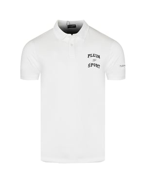 Plein Sport Poloshirt Mit Kleinem Logo, Weiß