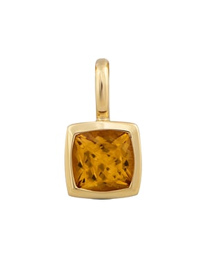 Orolino Anhänger Gold 585 mit echtem Citrin 5x5mm