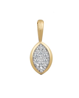 Orolino Anhänger 585 Gold mit 6x Brillant 0,03ct.