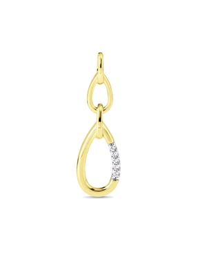 Orolino Anhänger Gold 585 mit 5x Brillant zus. 0,025ct.