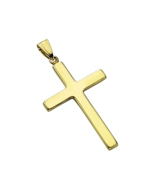 Fascination by Ellen K. Anhänger Gold 333 Kreuz 41mm