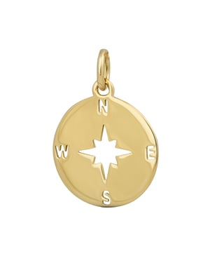 Orolino Anhänger Gold 375 mit Kompass-Motiv