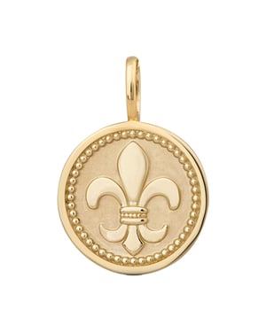 Orolino Anhänger Gold 375 mit Lilien-Motiv
