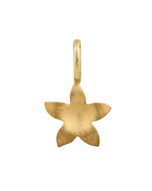 Orolino Anhänger 585 Gold mit Blumen-Motiv 7mm breit