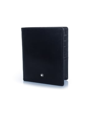 Montblanc, schwarze Ledergeldbörse