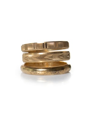 Maison Margiela, goldfarbener Ring