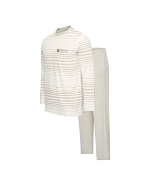 Cappuccino Italia Pyjama Siena Pyjama Grau