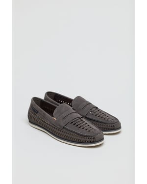 Ben Sherman Miami Herren Graue Mokassins