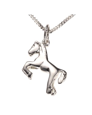Zeeme for Kids Halskette Silber 925 Motiv Pferd 36/38cm
