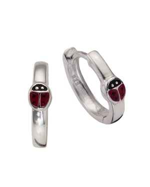 Zeeme for Kids Ohrringe 925 Sterling Silber Marienkäfer