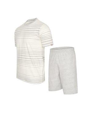 Cappuccino Italia Pyjama Venezia Pyjama Grau