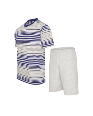 Cappuccino Italia Pyjama Venezia Pyjama Grau